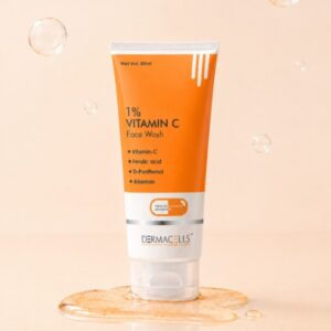 Dermacells Vitamin C Face Wash 100ml | Deep Cleansing Face Wash